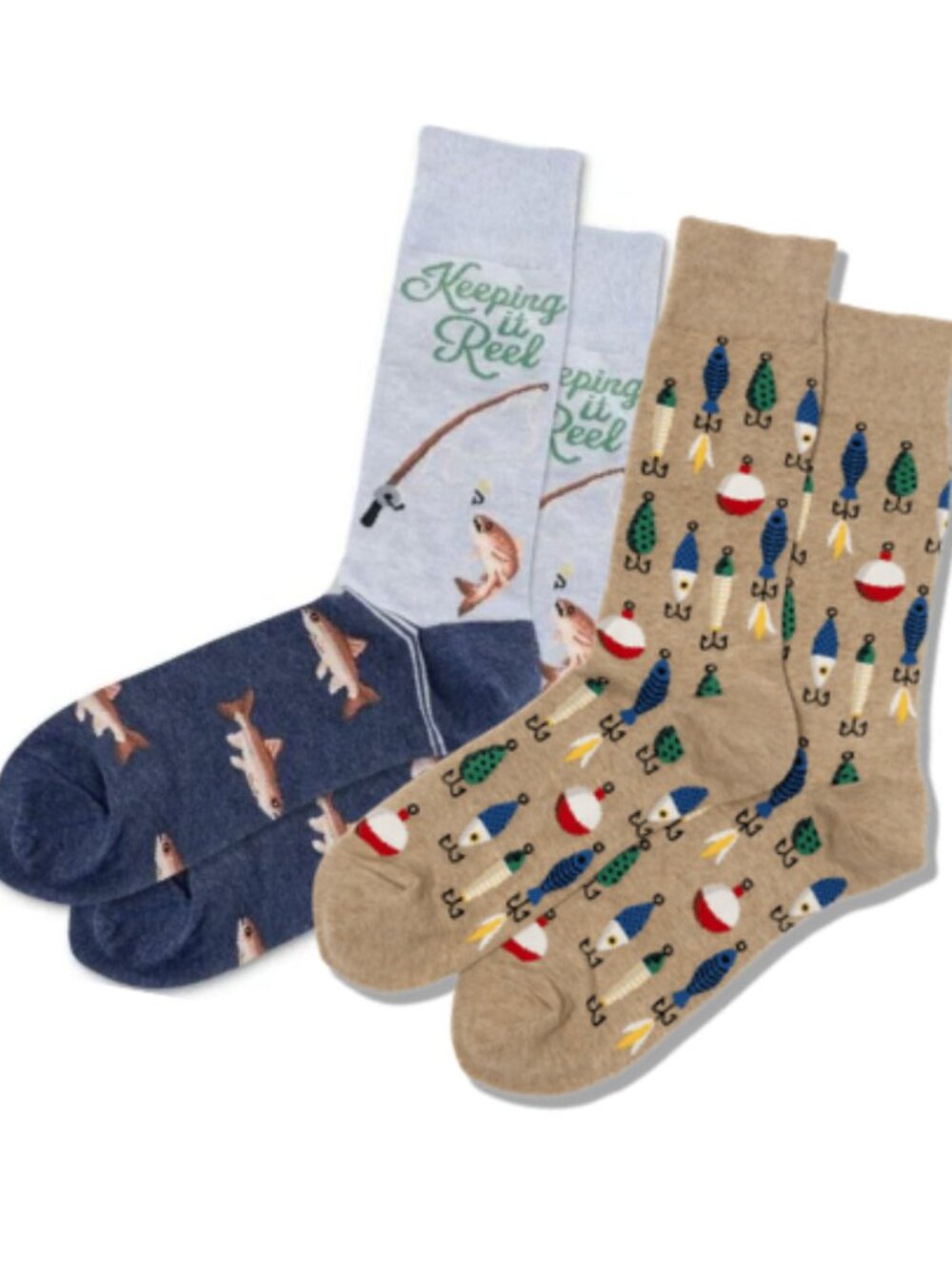 Men's HOTSOX Sock Bundle | Fishing-Themed Socks | Mix & Match | NWT